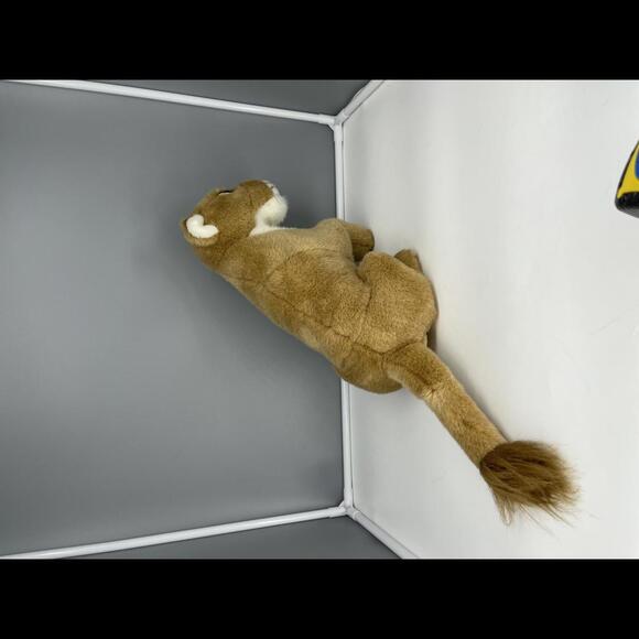 Fiesta Lioness Female Lion Plush Stuffed Animal Tan Brown 13” Sitting Realistic* - Picture 4 of 7